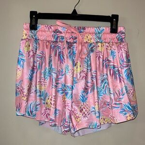 NWOT Simply Southern Tropical Pink Women's Shorts
